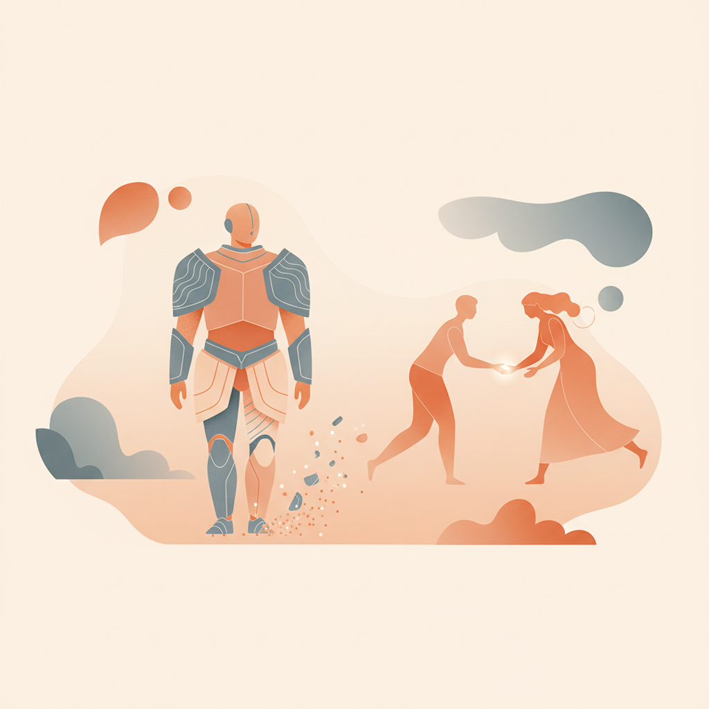 La armadura emocional: las 3 estrategias que usamos para no sentir