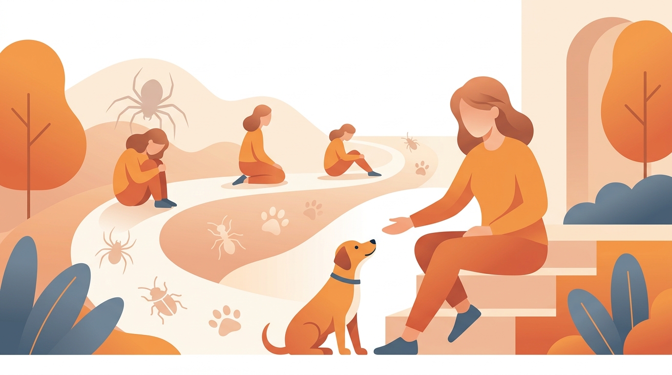 Miedo a los perros, arañas e insectos: trabajar la fobia animal