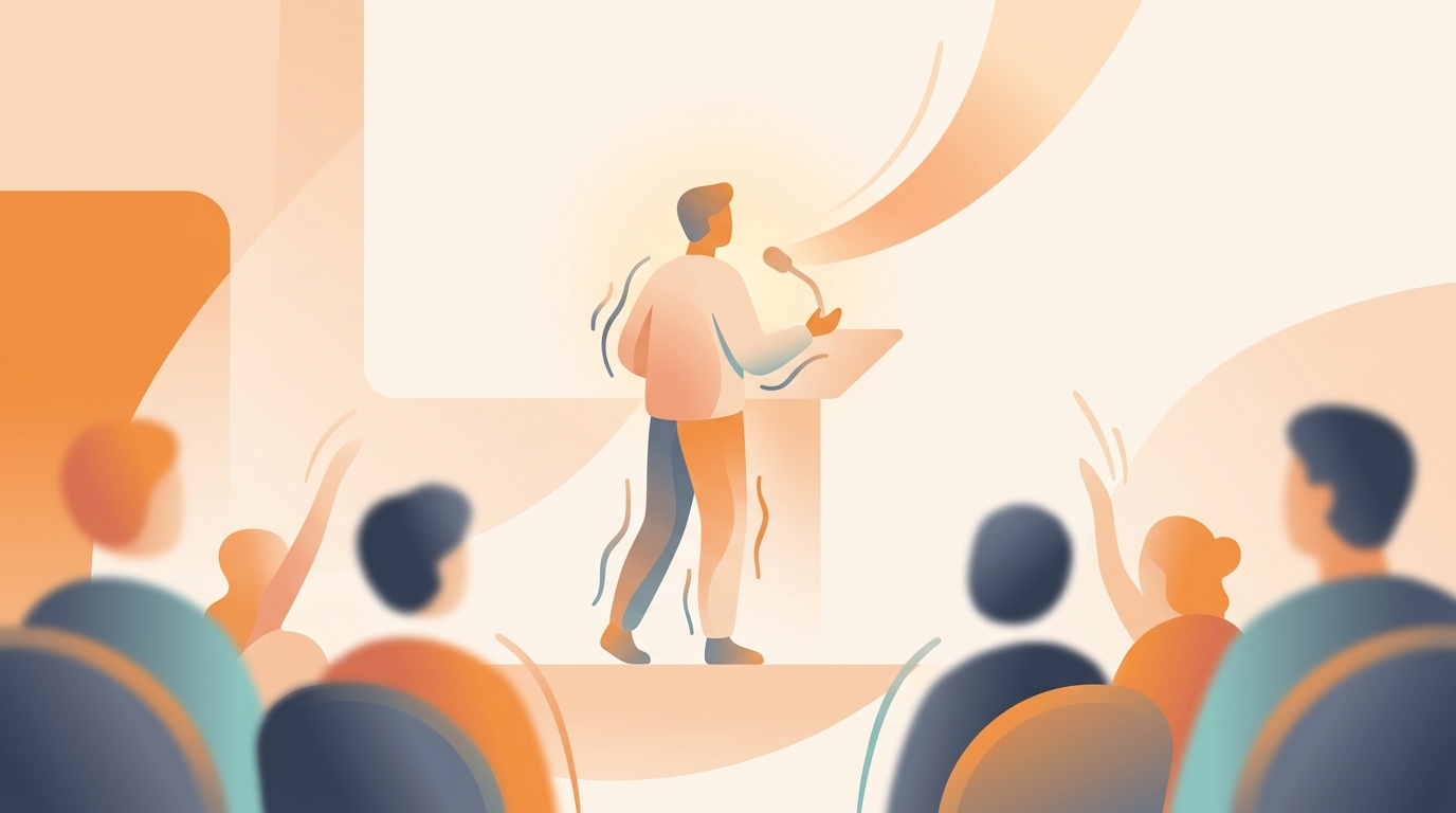 Hablar en público sin dejar de temblar (y por qué eso ya es ganar)